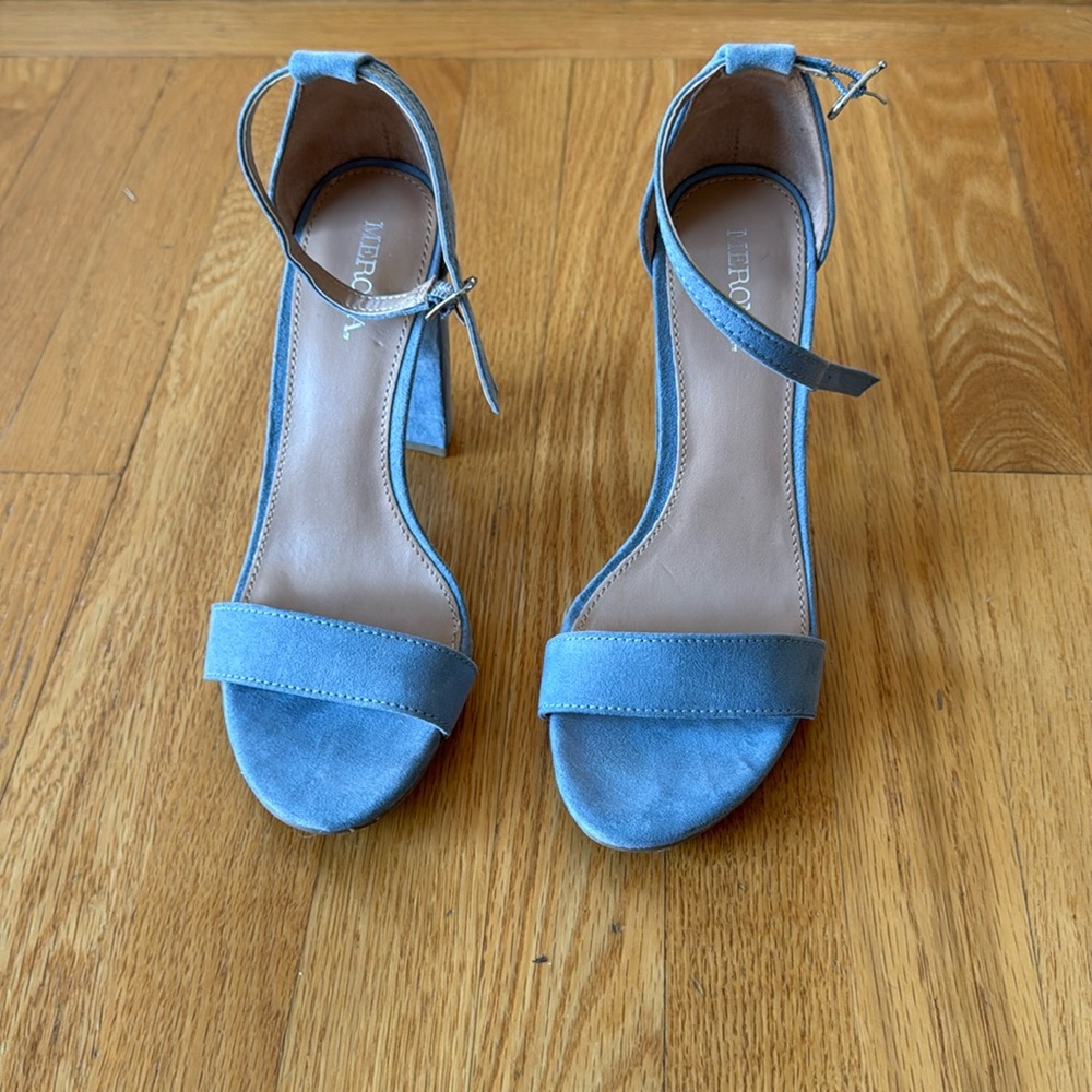 Suede heels